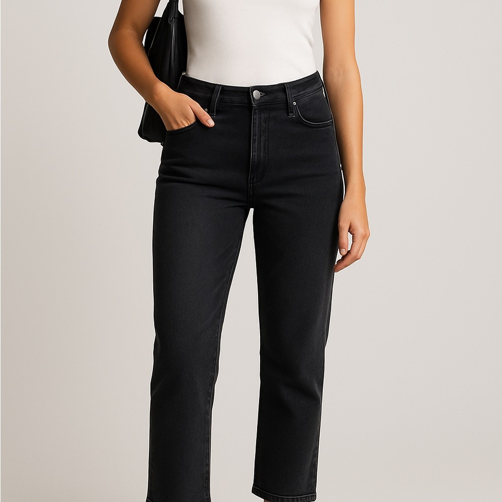 Hudson Jeans Classic Black Straight Leg Women's Jeans